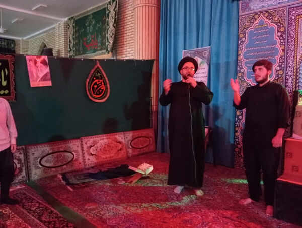 مراسم عزاداری شهادت امام محمد باقر(ع) در شهر جعفریه قم 