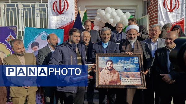 افتتاح اولین آموزشگاه الگوی کشوری شهید ابراهیم هادی روستای طاهر آباد(صالح آباد) شهرستان کلات