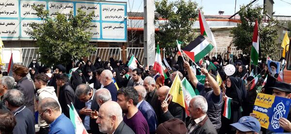 برگزاری راهپیمایی روز قدس در میاندورود 