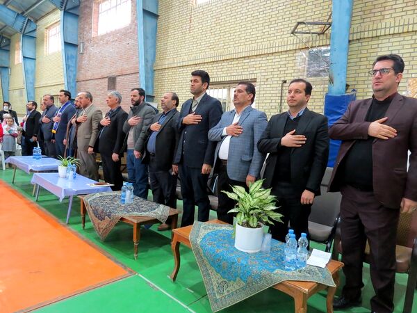 آیین برگزاری زنگ سپاس معلم در مدرسه خانکلابی بجنورد