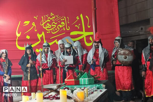 سوگ شب هشتم محرم در جوار مزار شهید گمنام آموزش و پرورش فارس