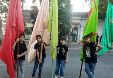 برگزاری هیئت عزاداری سید شهدا اباعبداللّه حسین (ع) در خلیل آباد 