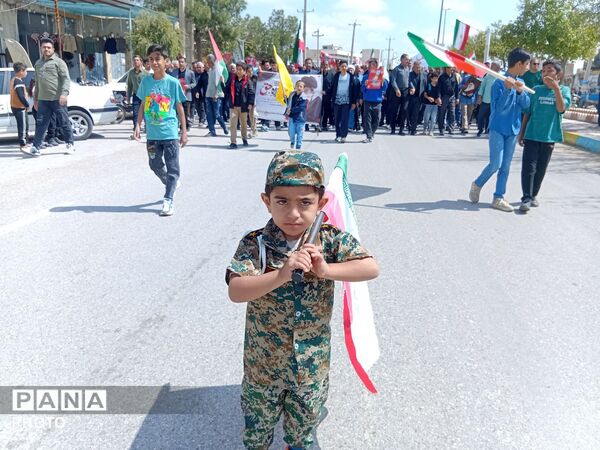 راهپیمایی روز قدس منطقه ششده