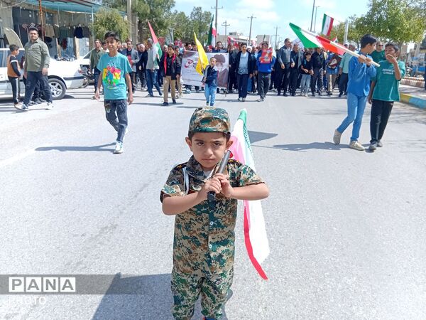 راهپیمایی روز قدس منطقه ششده