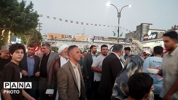 جشن بزرگ 2 کیلومتری غدیر در شهر هشتگرد