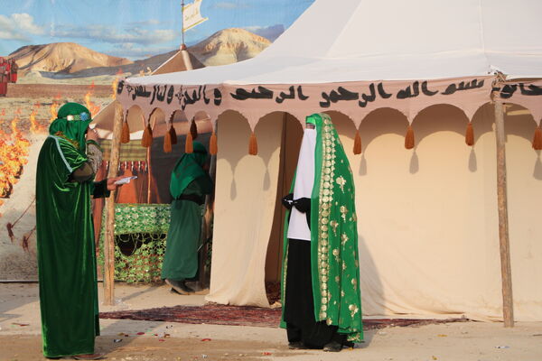 بازآفرینی نوجوان کربلا زیر آسمان لامرد