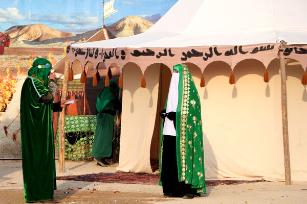 بازآفرینی نوجوان کربلا زیر آسمان لامرد
