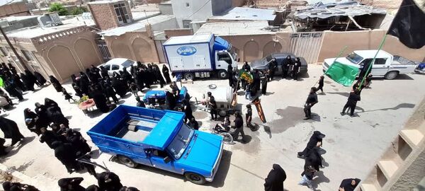 مراسم عاشورای حسینی در روستای بزنجرد