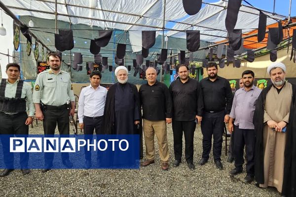 بازدید میدانی نماینده ولی‌فقیه و مدیر سازمان دانش‌آموزی استان کردستان از محل موکب‌های مستقر در مرز باشماق مریوان