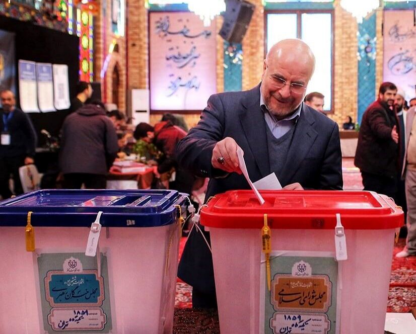 قالیباف رای خود را به صندوق انداخت