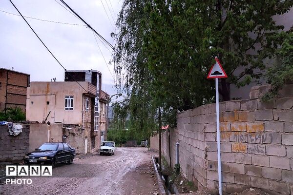 حال و هوای شهر بار بعد از بارش زیبای باران 