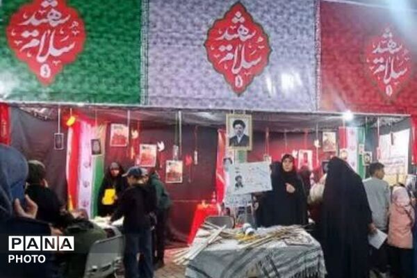 برپایی موکب «سلام شهید» به همت حوزه ۵۰۲ بسیج دانش آموزی ناحیه دو شهرری 
