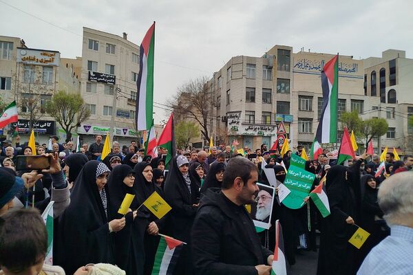 راهپیمایی روز قدس در ناحیه دو شهرری 
