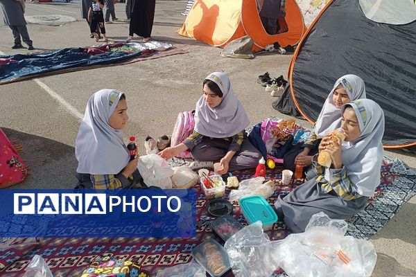 برگزاری اردون مدرسه‌ای در دبستان دخترانه آیت‌الله مرعشی نجفی قلعه نو کهریزک 