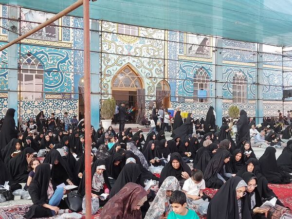 مراسم روح بخش دعای پرفیض عرفه در آستان مقدس حضرات سیدان الکریمان (ع)
