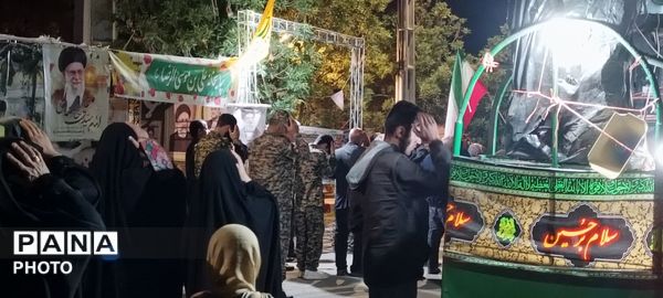 تجدید پیمان مردمان کوی یکن آباد با ایران جان