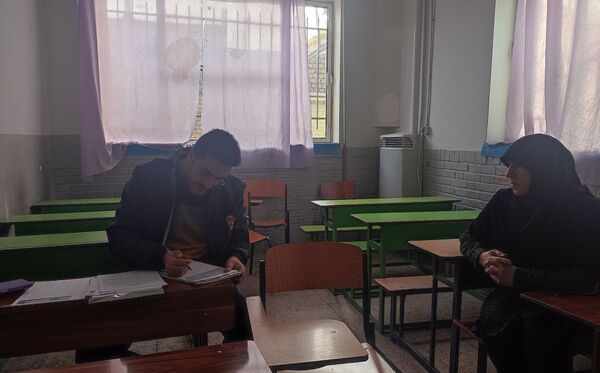 بازید راهبران آموزشی از دبیرستان میثاق منطقه تبادکان مشهد