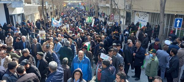 حضور حماسی مردم فلاورجان در راهپیمایی 22 بهمن