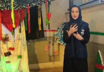 برپایی نمایشگاه کار و فناوری در دبیرستان هیات امنایی راضیه شکرایی ناحیه دو شهرری 