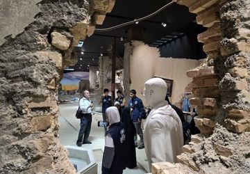 بازدید دانش‌ آموز خبرنگاران فعال پانا یزد از باغ‌ موزه دفاع مقدس