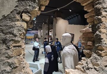 بازدید دانش‌ آموز خبرنگاران فعال پانا یزد از باغ‌ موزه دفاع مقدس