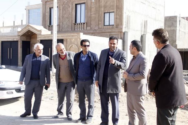 بازدید مدیرکل نوسازی استان خراسان شمالی از پروژه‌های شهرستان گرمه 