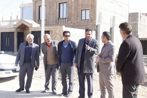 بازدید مدیرکل نوسازی استان خراسان شمالی از پروژه‌های شهرستان گرمه 
