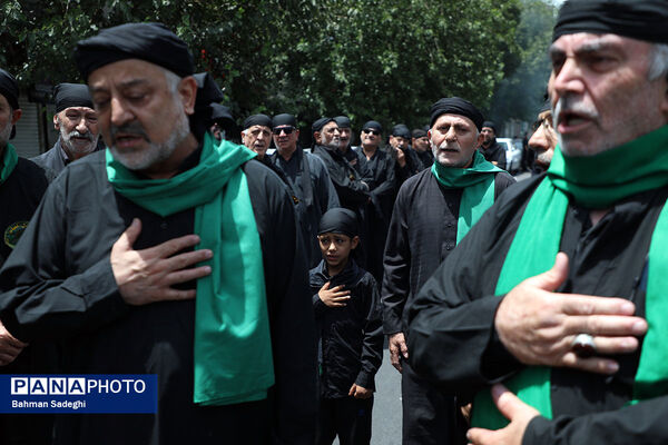  عزاداری روز تاسوعای حسینی در هیات سقاهای همدانی مقیم مرکز
