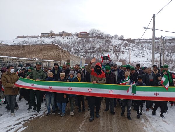 راهپیمایی ۲۲بهمن در شهر بار 