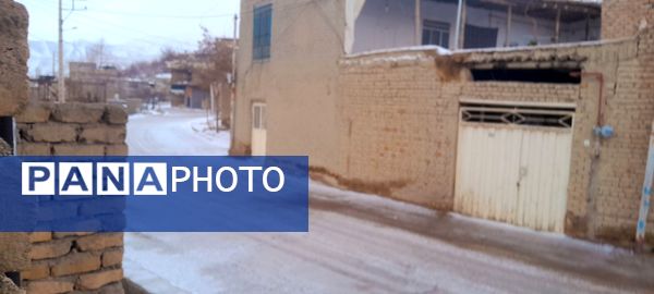  دومین برف پاییزی در شهر بار 