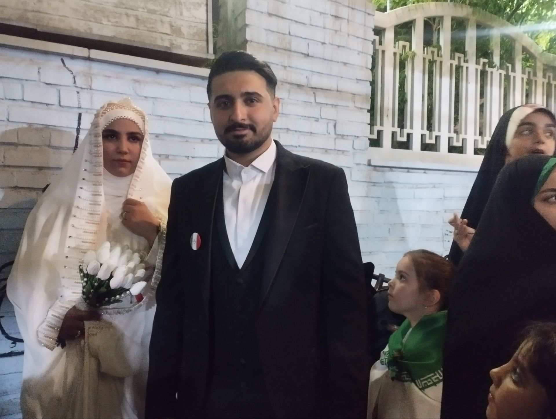 جشن ازدواج زوج انقلابی در تجمعات شبانه مردم پاکدشت