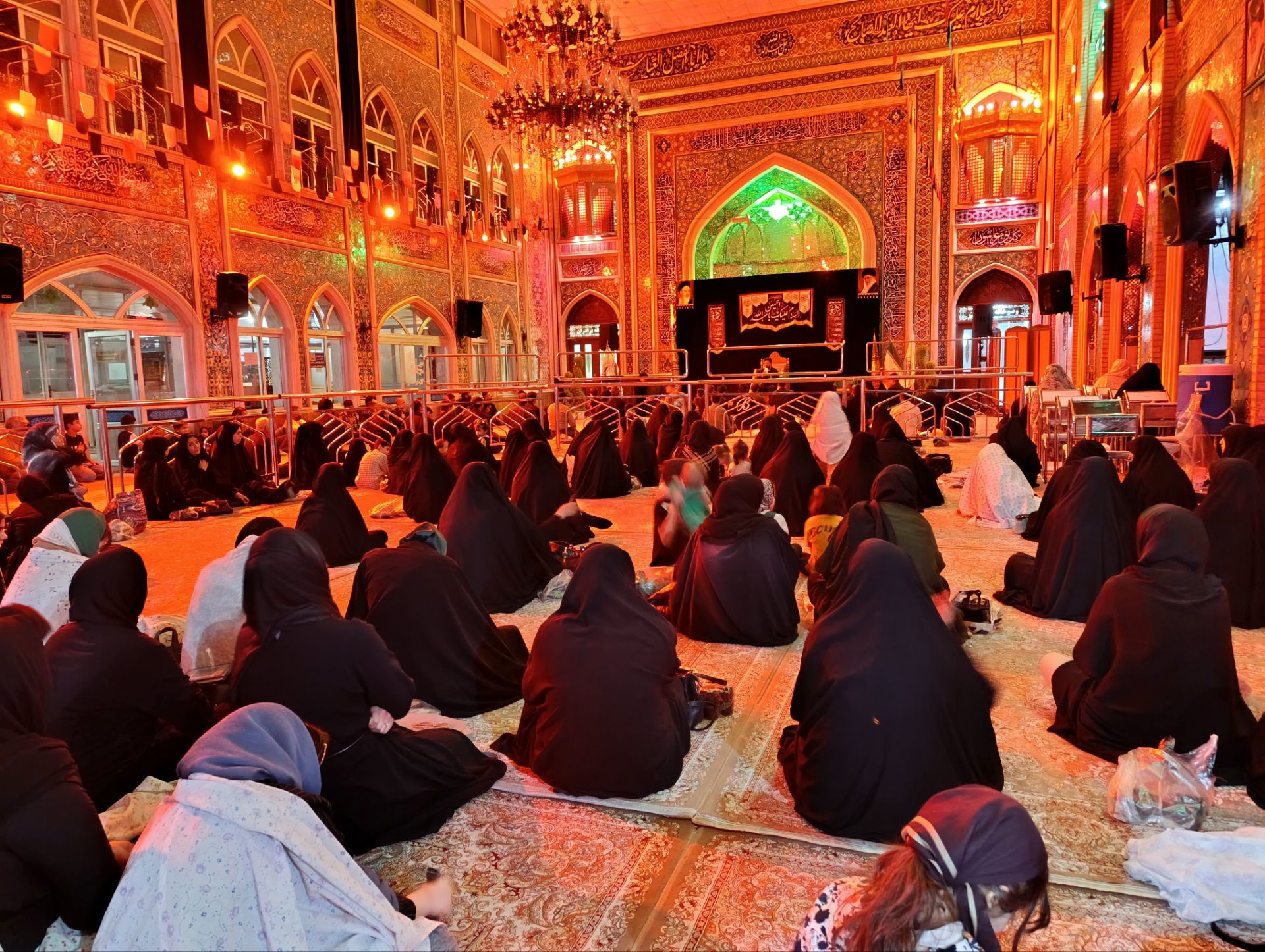 برگزاری مراسم عزاداری شب دوم  ماه محرم در تکیه ابوالفضلی نیشابور