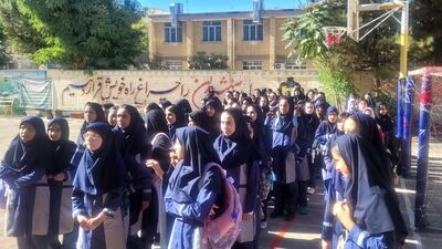 جشن جوانه‌ها، آغاز مسیری تازه و پرشور برای دانش‌آموزان دبیرستان شاهد بروجرد