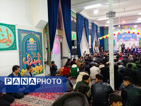 جشن ولادت حضرت مهدی (عج) در روستای فدافن