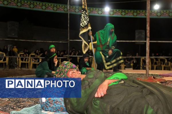 تعزیه‌خوانی در روستای هوتک