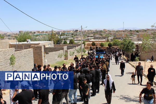 مراسم عزاداری عاشورای حسینی در شهر درق