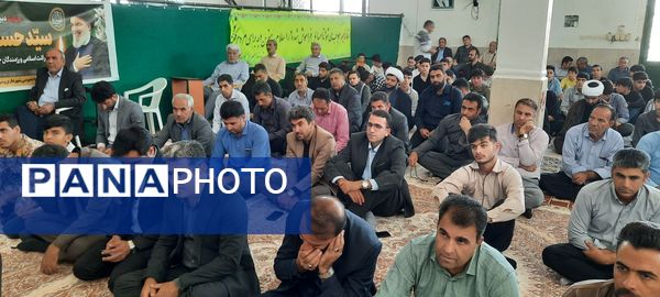 مراسم سوگواری شهادت دبیرکل حزب الله لبنان در مسجد النبی کوهنانی