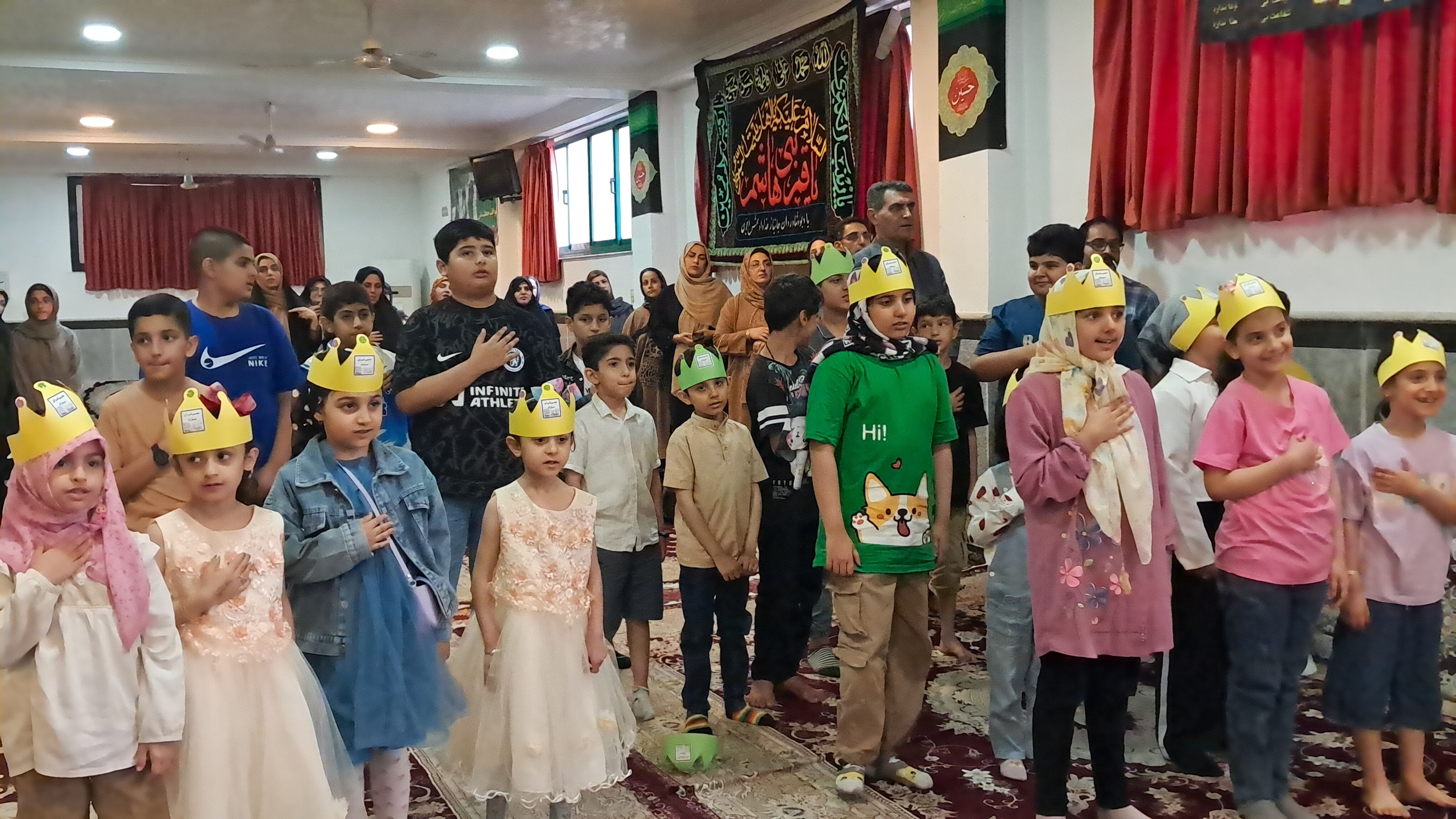 جشن اختتامیه خانه قرآن تسنیم در حسینیه اباذر