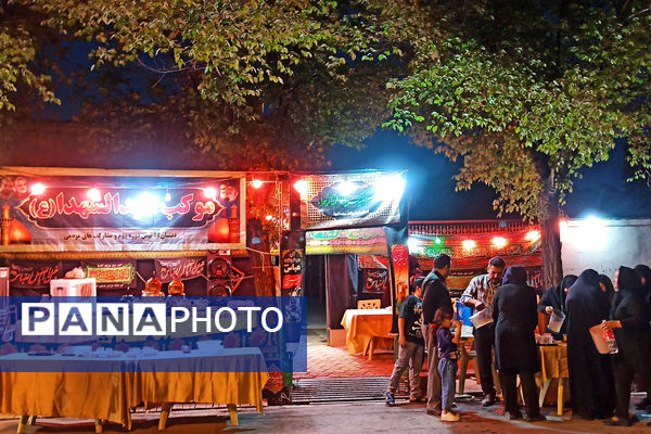 آباده در تاسوعای حسینی غرق در ماتم و عزا 