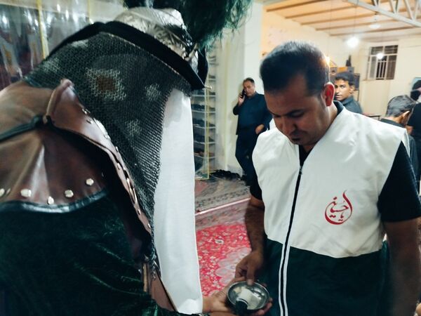 سوگ در فروتقه؛ عاشقان حسینی در سوگ سقای کربلا اشک ماتم ریختند