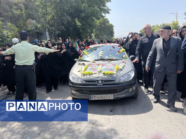 تشییع پیکر شهید ایمان وحیدی در آشخانه