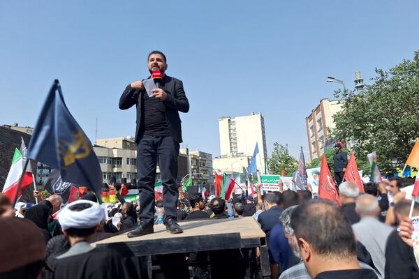 تشییع پیکر شهدای اقتدار در تهران ایران