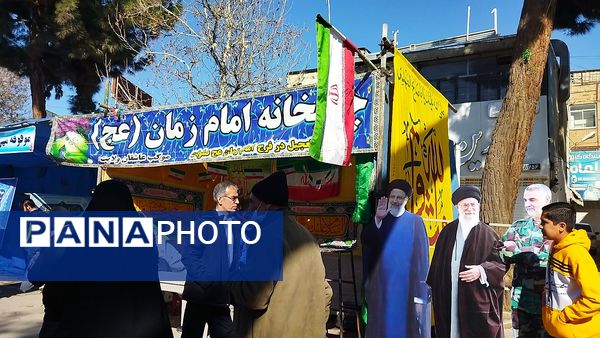 لحظاتی از آماده سازی موکب ها برای مهمانی کیلومتری نیشابور 