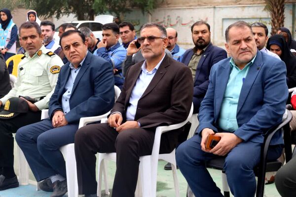 پناه‌گیری، خروج، نجات؛ مانور زلزله در خوزستان