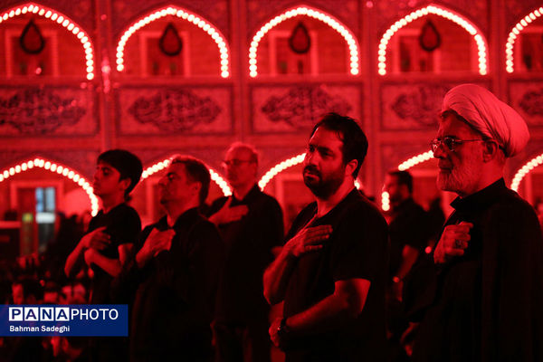 مراسم عزاداری شب تاسوعای حسینی (ع) در آستان امامزاده صالح(ع)