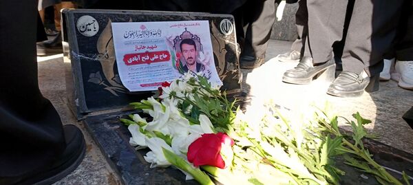 مراسم تشییع پیکر جانباز شهید علی فتح آبادی