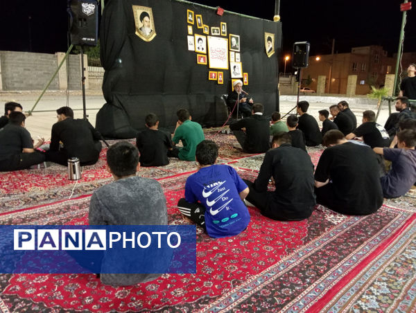 عزاداری هیات انصارالمهدی شهر جعفریه قم در یادمان شهدای گمنام 
