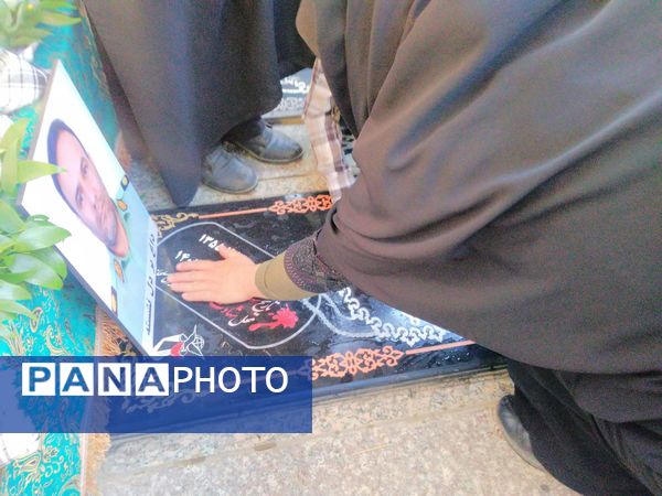 چهلم شهید امنیت هادی میر آبادی در بهشت فضل نیشابور 