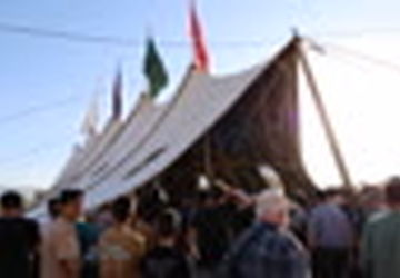 خیمه های عزاداری میراث به جامانده از کهن 