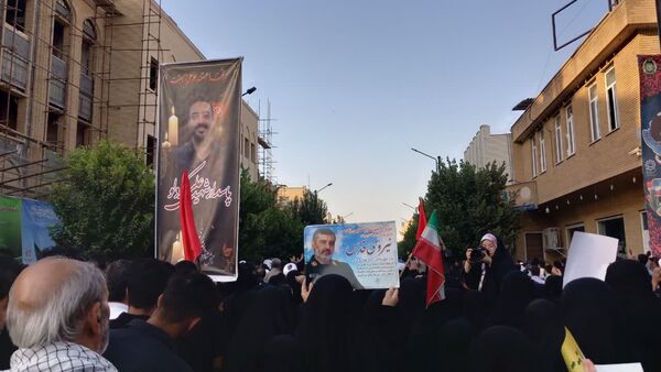 تشییع 8 شهید پدافند هوایی ارتش و هوافضای سپاه در قم